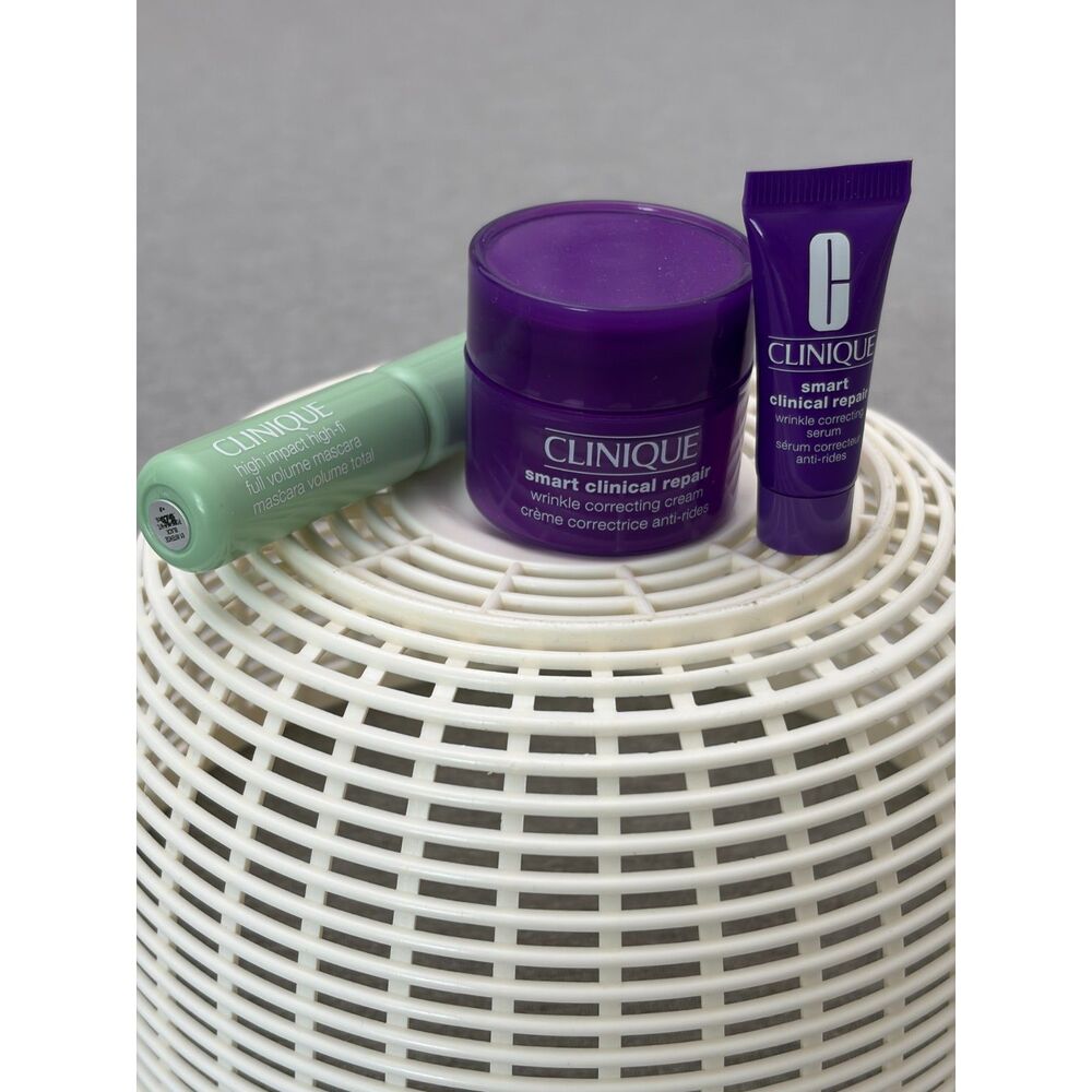 Clinique Smart Clinical Repair Wrinkle Correcting Cream Serum Mascara Trial Set
